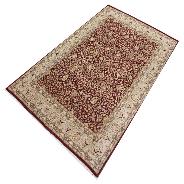 Hand Knotted Traditional Vegetable Dyes Wool Chobi Tapis